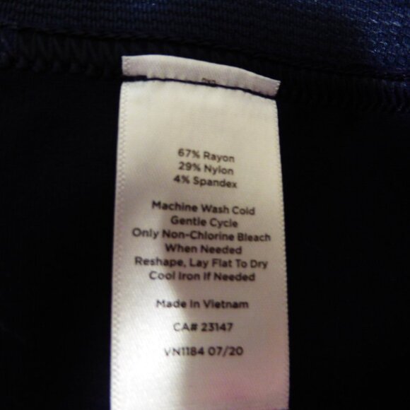 Talbots Black Stretch Soho Ankle Pants Leggings, Size 4, Great for Spring! - Picture 10 of 10